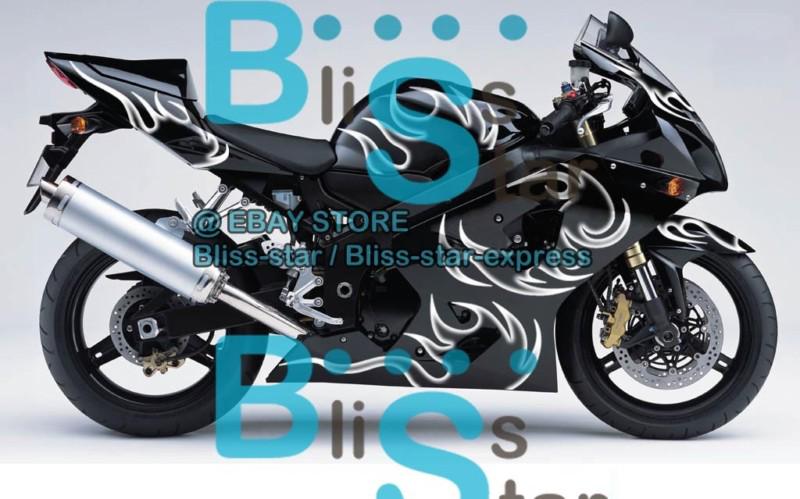 Injection fairing with tank fit gsxr 600 750 gsx-r600 gsx-r750 2004-2005 75 w11