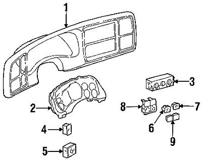 Chevrolet 15755595 genuine oem factory original headlamp switch