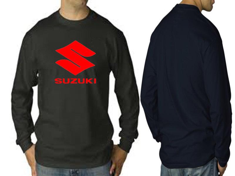 Brand new suzuki long sleeve t shirt !! very bad ass !! on sale now !! m,l,xl