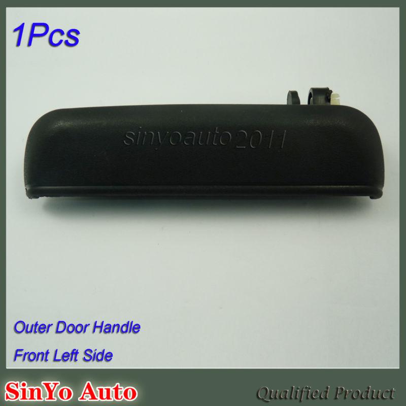 New exterior outer door handle driver front left black fl for toyota tercel 