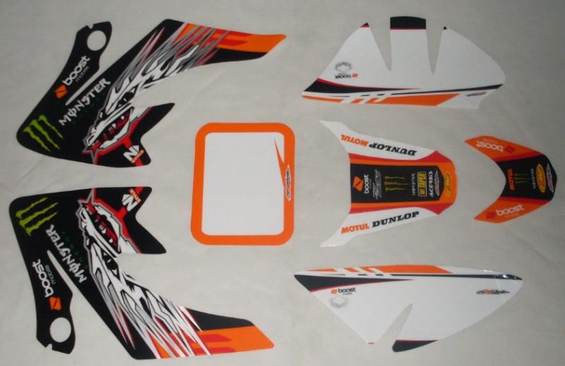 New motorcycle dirt pit bike parts honda crf50 3m graphic decal sticker 04