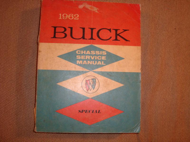 1962 buick shop manual nice original