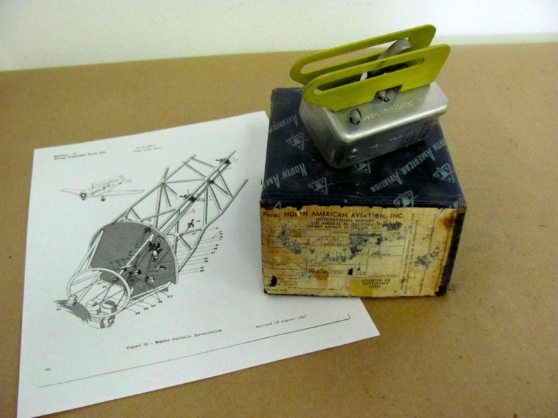 North american t-6 , snj throttle switch box assembly - nos!