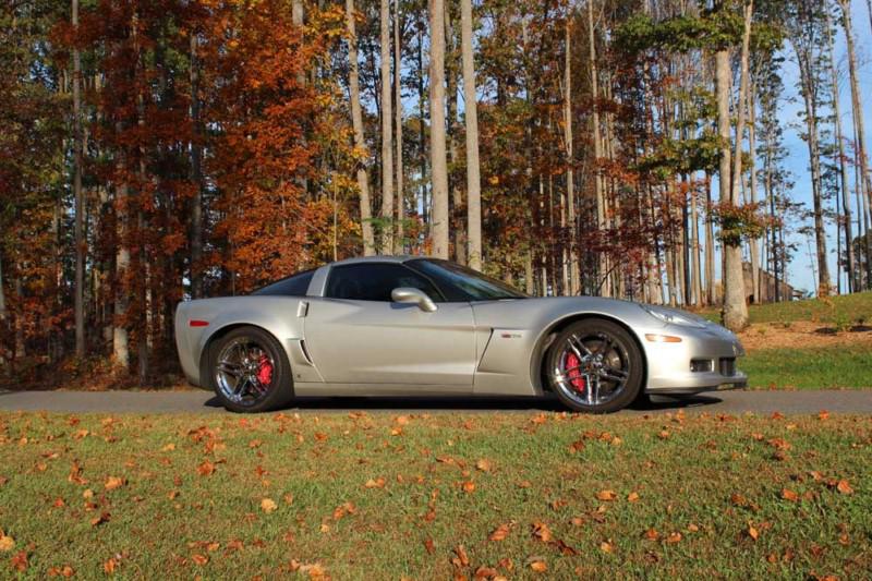 Chevy corvette silver c6 ls7 z06 hd poster super car print multiple sizes avail