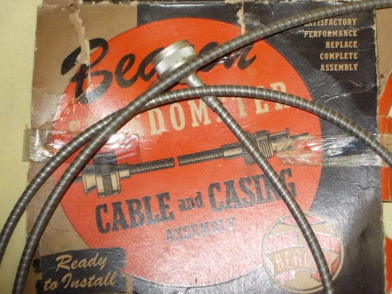 Plymouth-dodge desoto- chrysler 1946-1952 nos speedometer cable & casing 