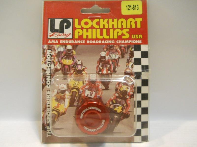 Lockhart phillips red clutch reservoir / rear brake reservoir cap