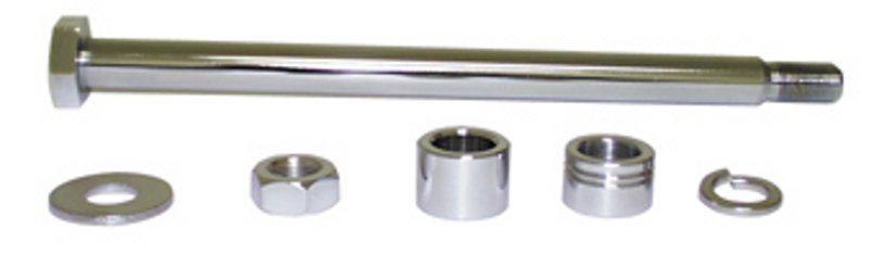 Chrome rear axle kit with hardware for hd  xl sportster models 1979-1999