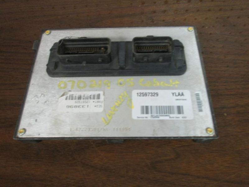 (bb2059a) 05 06 chevy cobalt   engine  control module   12597329