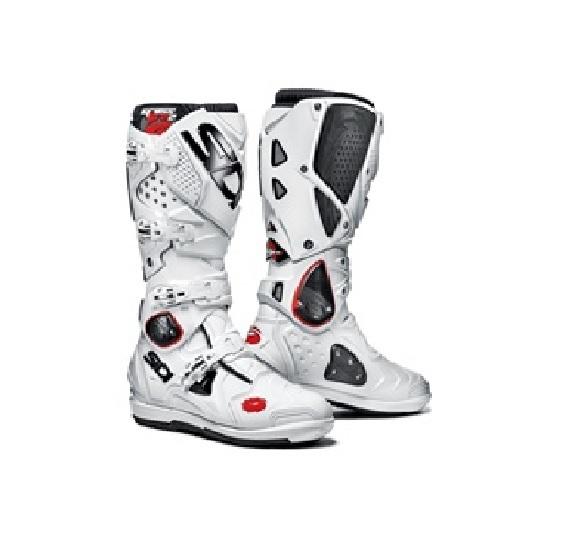 Sidi 2014 crossfire 2 srs motocross dirt bike boots size 11.5 white 