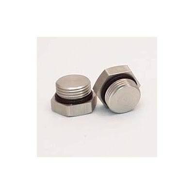 Canton racing 23-460a fitting plug -12 an o-ring male straight aluminum pair