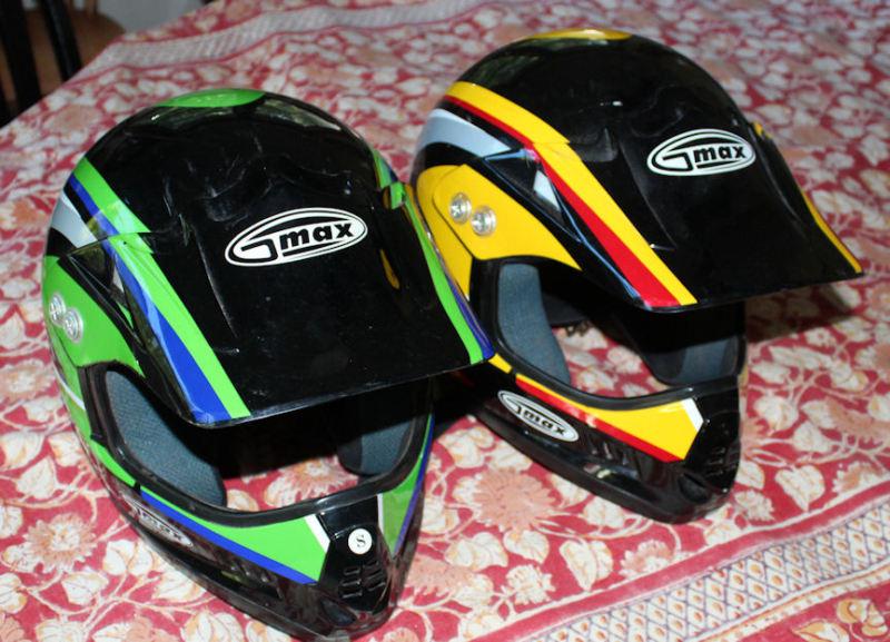 Lot of 2 gmax helmets 16x size s