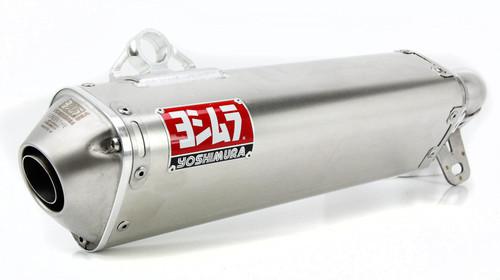 04-05 honda trx450r yoshimura trc slip-on muffler - aluminum 2275703-sa