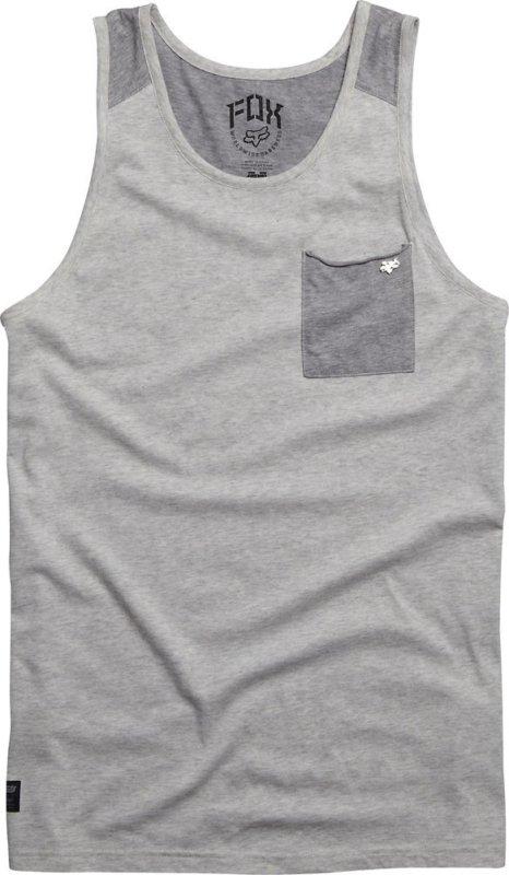 Fox racing mens jettison basic fit tank 2013 x-:large heather grey