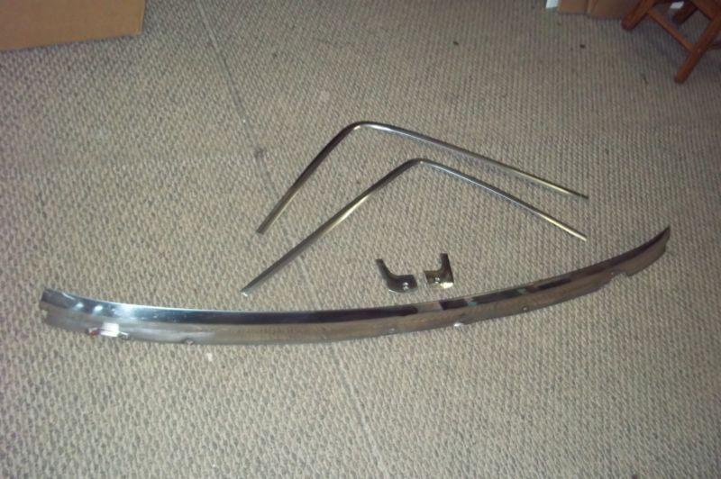 1970-74 cuda challenger windshield chrome trim set original nice plymouth dodge