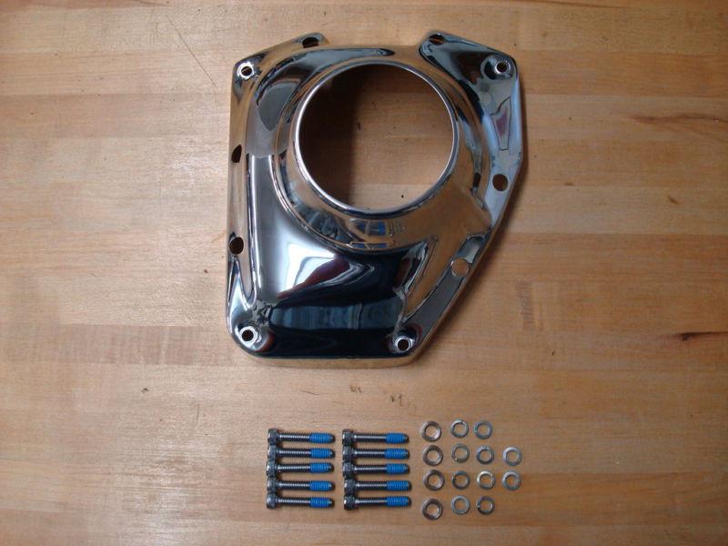 Form fitting chrome cam cover 1999-2006 harley davidson