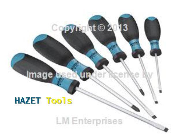 Hazet screwdriver 6 piece set new