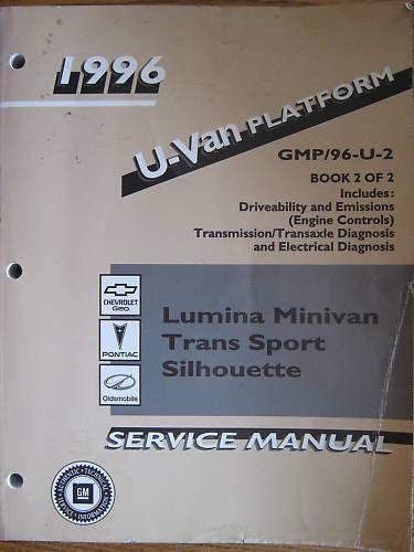 1996 gmc chevy lumina service manual book 2 of 2 original good condition