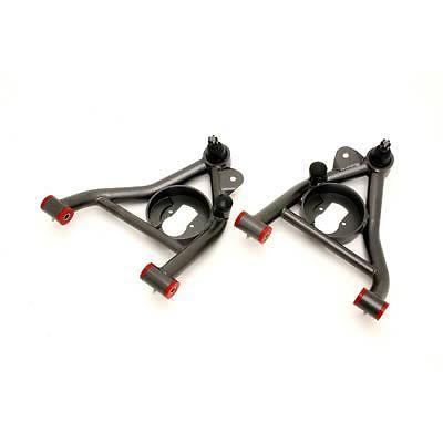 Bmr control arms tubular front lower steel black hammertone chevy pontiac pair