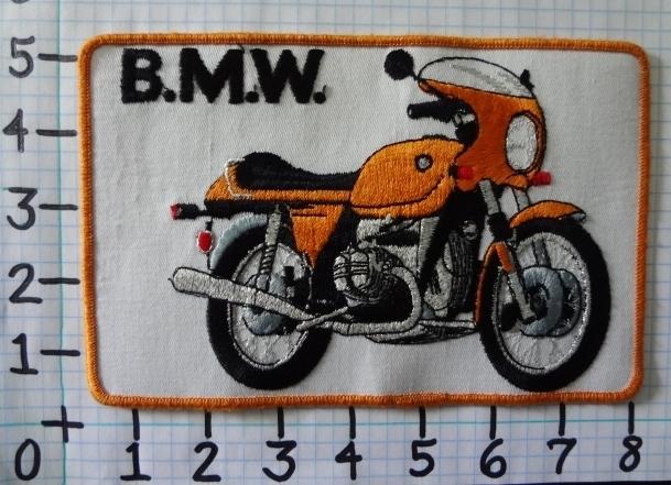 Vintage nos bmw motorcycle patch from the 70's 001