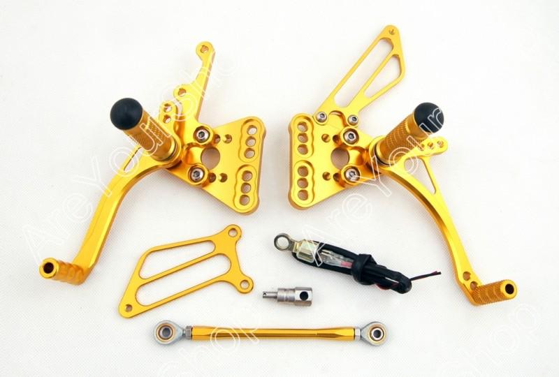 Rearset rear set suzuki gsxr1000 gsxr 1000 2005-2006 gold