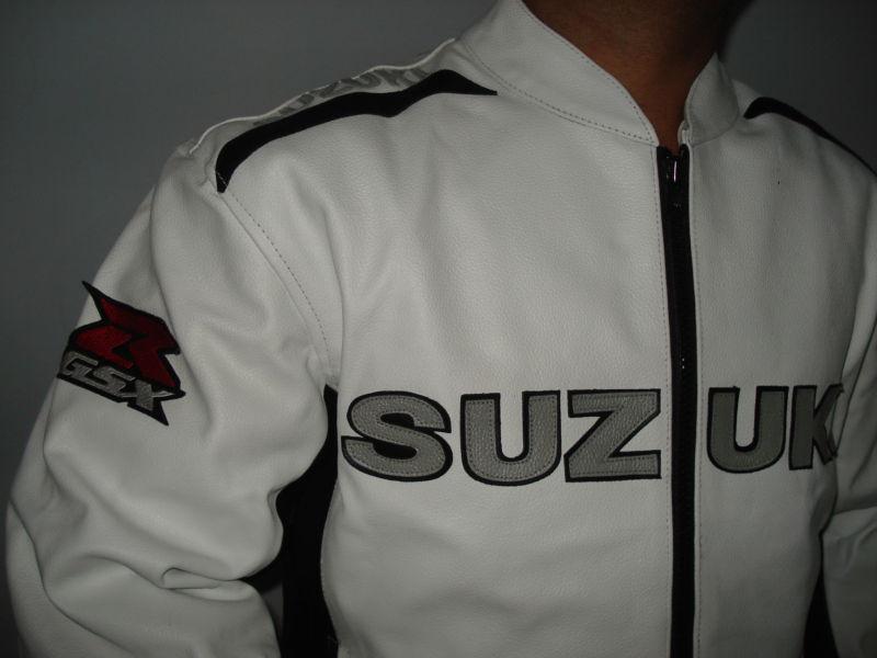 Suzuki gsxr motorcycle leather jacket racer biker jacket motorbike jacket brand