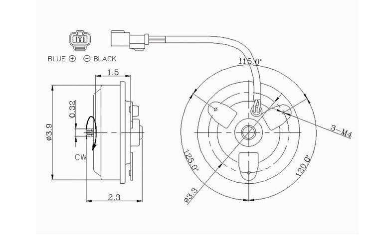 Ac condenser cooling fan motor honda accord l4 prelude crv acura cl 38616paaa01