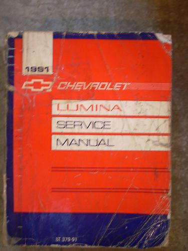 1991 91 chevy chevrolet lumina shop service repair book manual