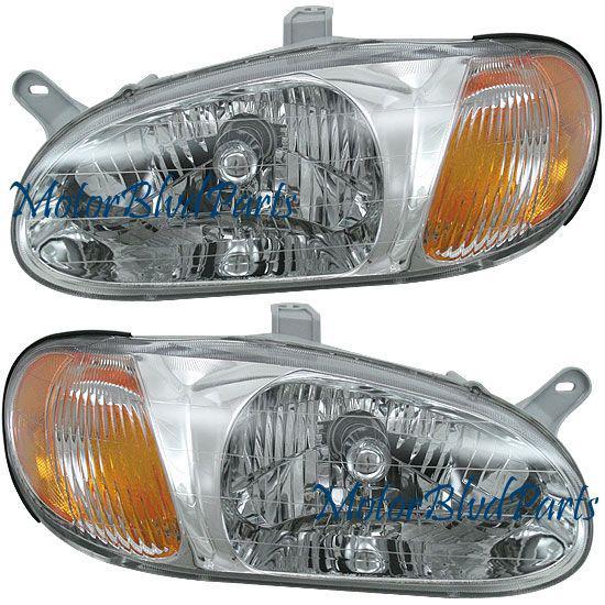 98-01 sephia oe style headlights headlamps left+right