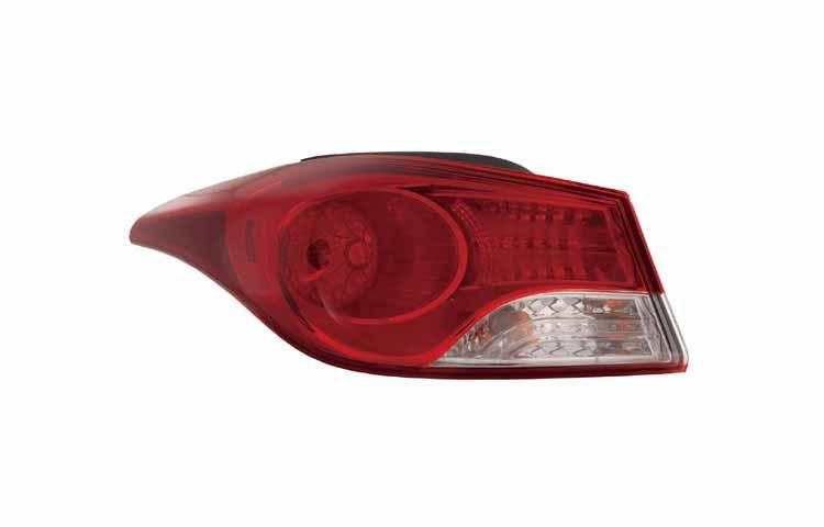 Depo driver & passenger side replacement tail light 11-12 fit hyundai elantra