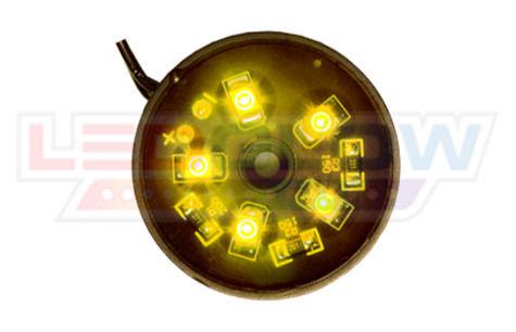 New 8pc yellow pod led atv quad neon lighting kit