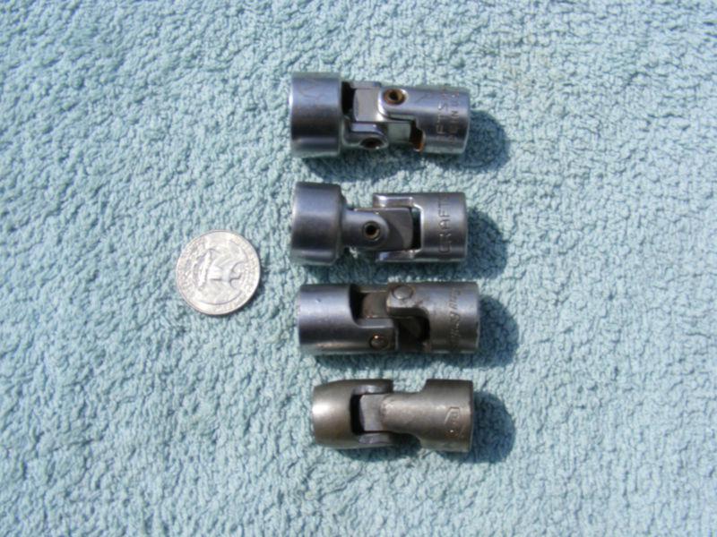 4pc 3/8" drive swivel socket 11/16", 5/8", 1/2",7/16" craftsman new britain p&c