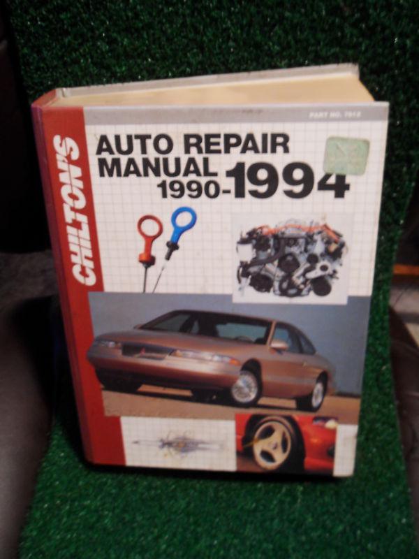 Chilton's auto repair manual 1990-1994 part# 7912