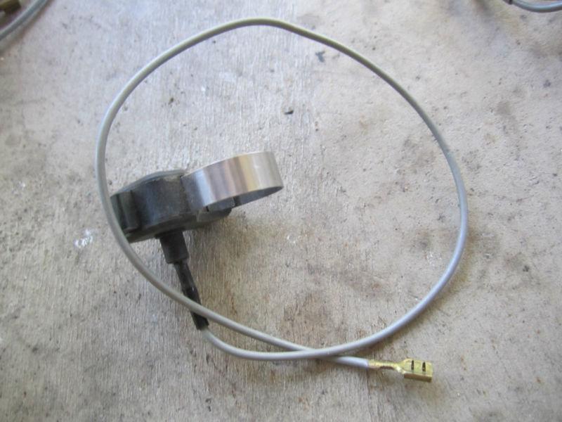 Nos motobecane 50 moped black horn switch with wire