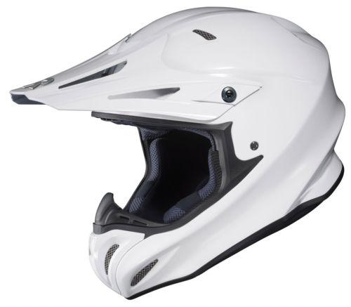 New hjc rpha-x motocross adult helmet, gloss white, xl