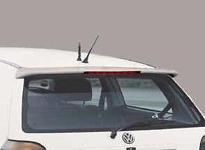 >1991-97 vw golf iii euro style rear hatch roof spoiler w/ led light (unpainted)