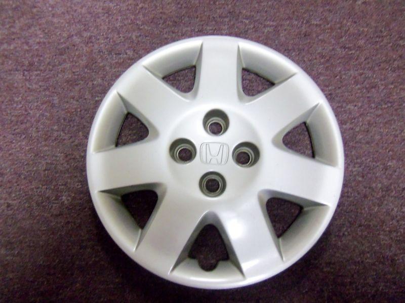 Honda civic oem wheel cover very good used condition & free shipping in usa