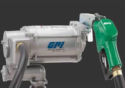 Gpi m-3295-al 230-volt ac vane pump-diesel fuel w/ auto. nozzle -30gpm/113.5lpm