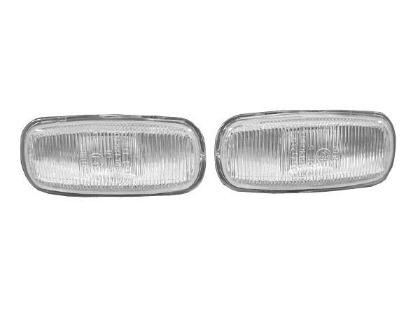 Depo 99-01 audi a4 / 00-02 s4 b5 chassis tt/a6/a8 clear fender side marker light