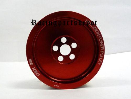 Obx underdrive crank pulley vw 06-09 rabbit  2.5l red