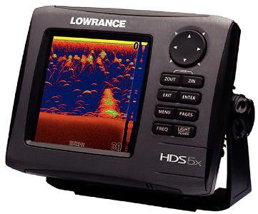 Lowrance hds-5x gen2 fishfinder 83/200 khz 10526001