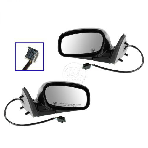 98-02 lincoln town car power heated mirrors left lh & right rh set pair new