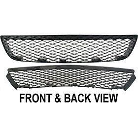 Mazda 3 04-06 front bumper grille, cover, black, sport type, sedan