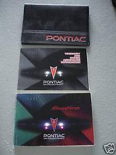 2000 sunfire owners manual. oem.