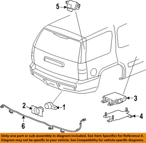 Gm oem 15239247 electrical-reverse sensor