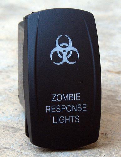 Polaris rzr xp 1000 xp1k utv sxs  backlit zombie response lights switch