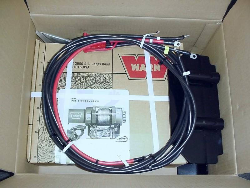 Polaris gen iv atv warn 2500 lb multi-mount winch kit 2873056 nib retail $600