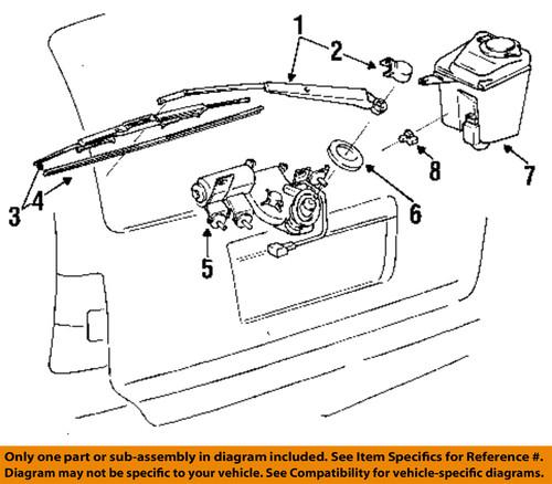 Toyota oem 85212yzz15 wiper blade/windshield wiper blade