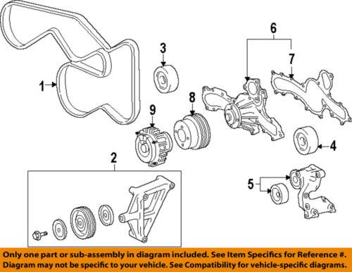 Toyota oem 166040p011 idler pulley/drive belt idler pulley