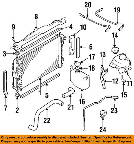 Jaguar oem mja4560be radiator-hose