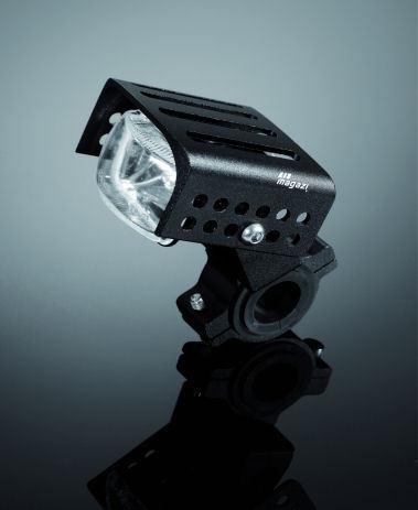 Black high tech clamp on spot light fits range of tubing sizes